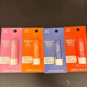 4 Spa Luxury Brazilian Lip Butter Flora Sol Orchid & Hibiscus